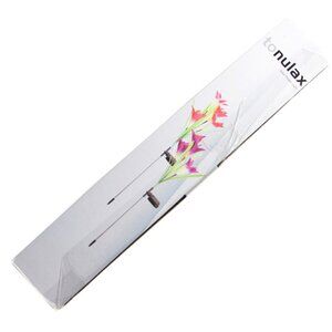 Solar Garden Lights Outdoor Multi-Color Changing Lily 2-pack Purple Red